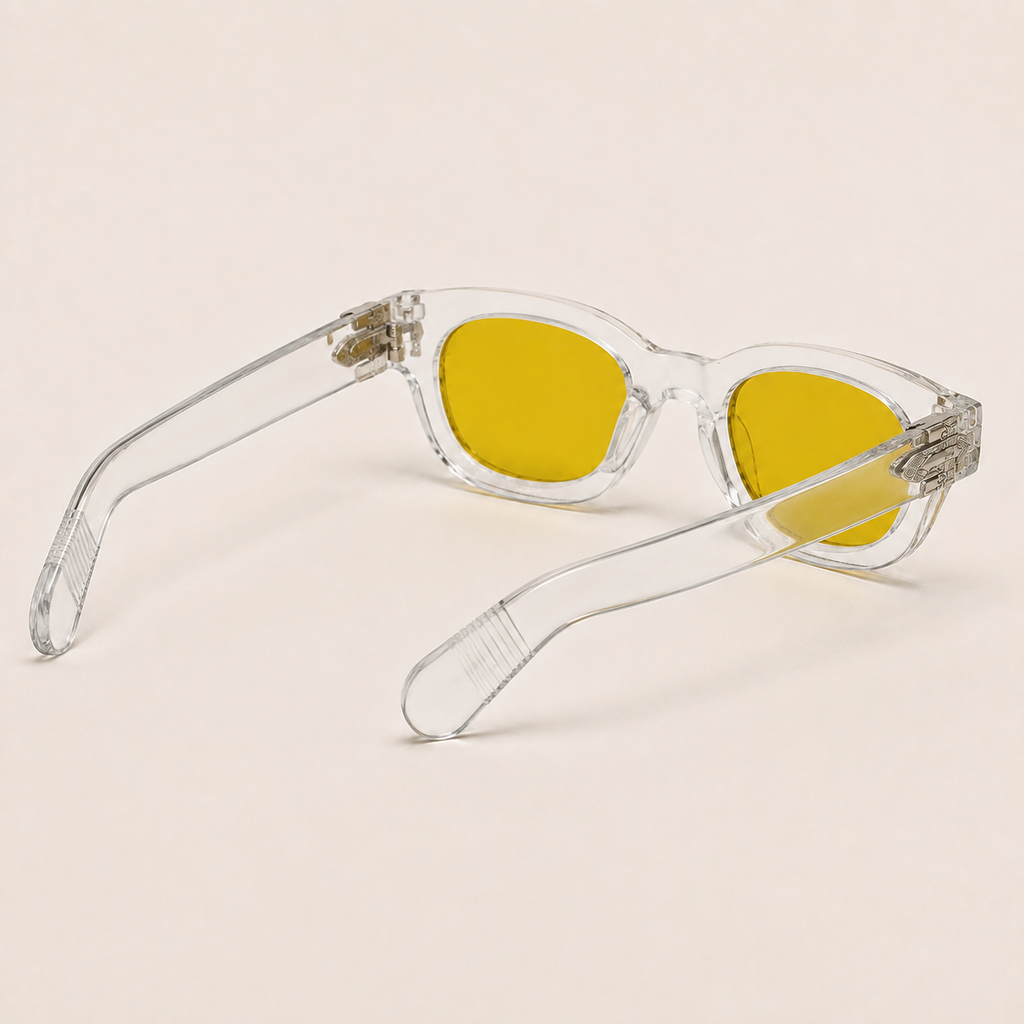 Limon Crystal Yellow Sunglasses – Unisex