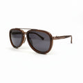 Vintage Luxury Brown Frame Sunglasses – Classic Double-Bridge Design