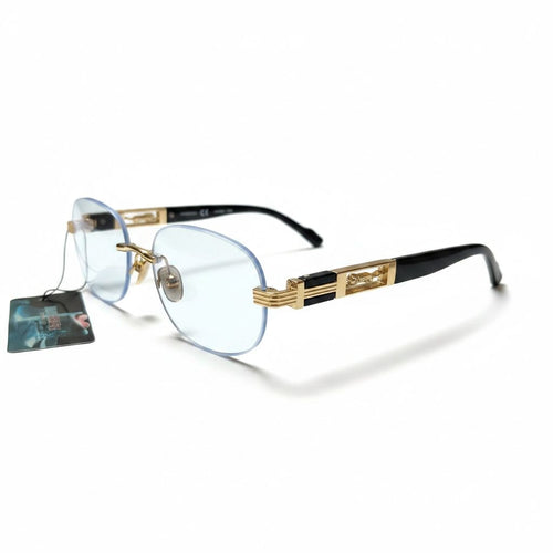 AURELIA ICE Gold Rimless Blue-Light Computer Glasses – Unisex